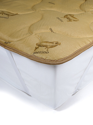 Наматрасник стеганный, овечья шерсть (300гр/м)